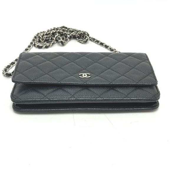 Chanel Shoulder Bag Ap0250 Caviar Skin Black - Picture 3 of 9